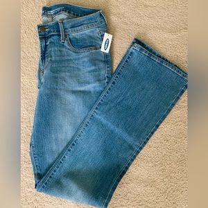 NWT Womens Old Navy Sz 8 midrise curvy profile bootcut denim Jeans